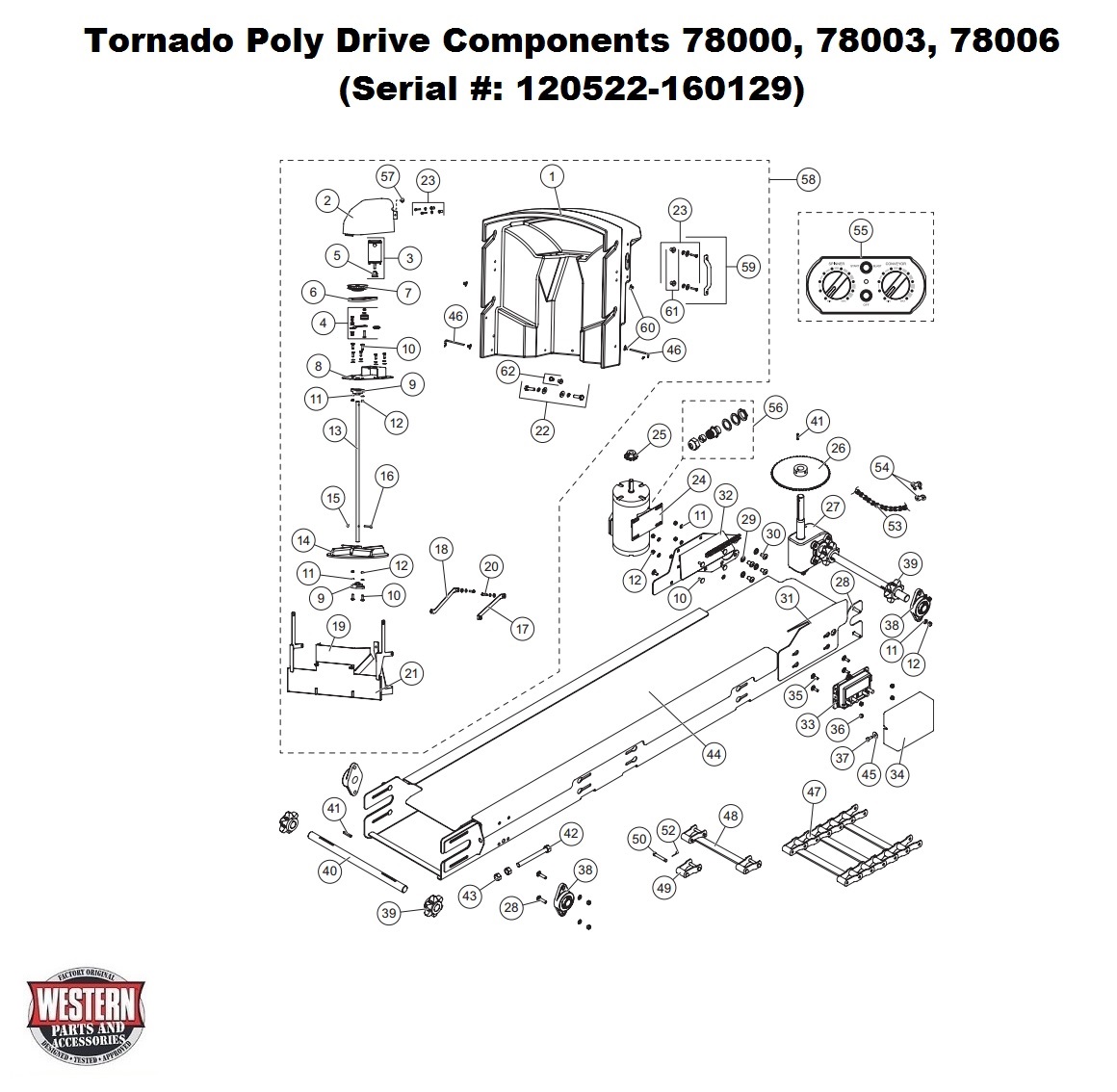 Tornado Poly Drive Components 