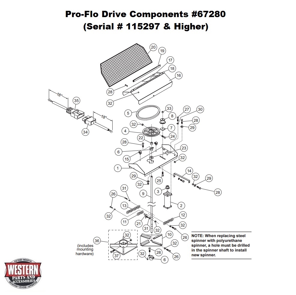 Drive Components (Serial # 115297 &amp; Higher)