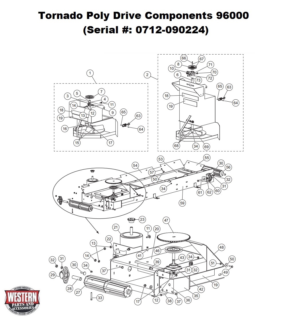 Tornado Poly Drive Components 