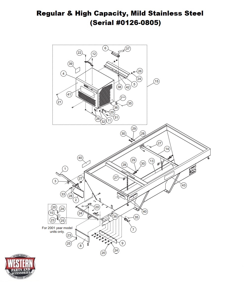 Regular &amp; High Capacity (Serial #0126 - 0805)