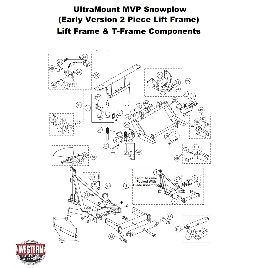 Lift Frame &amp; T-Frame Components