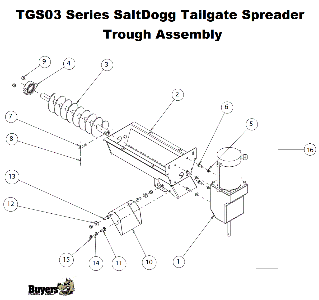 TGS03 Series Trough Assembly