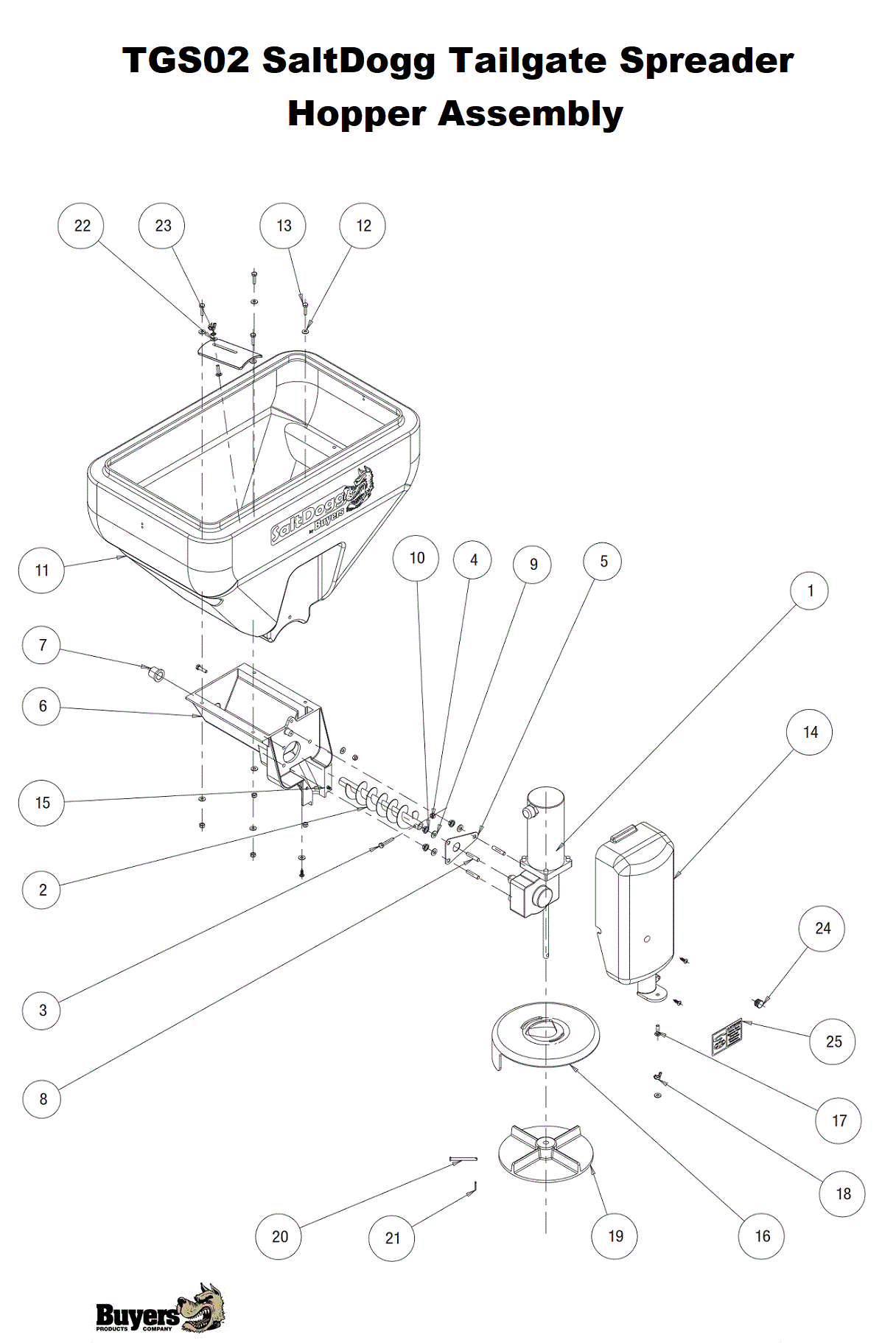 TGS02 Hopper Assembly