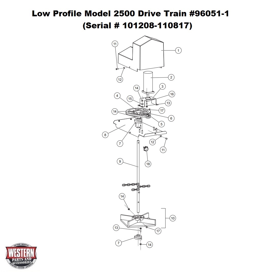 Drive Components 96051-1 (Serial # 101208-110817)