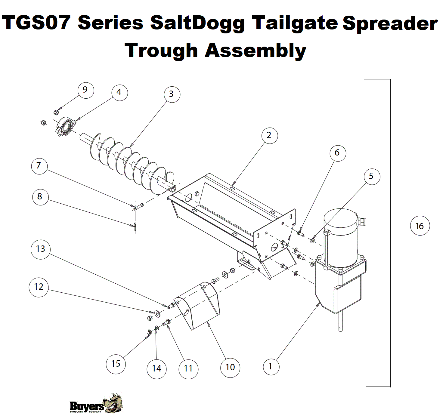 TGS07 Series Trough Assembly