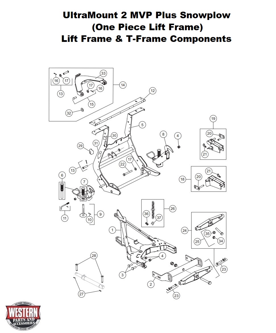 Lift Frame &amp; T-Frame Components