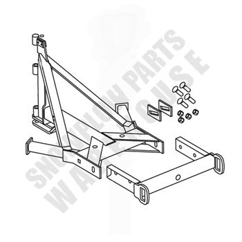 64036 WESTERN ULTRA MOUNT MVP EARLY T-FRAME KIT